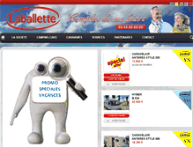 Tablet Screenshot of laballette.com